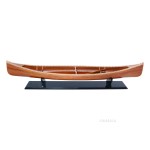 B077 Wooden Canoe Boat Model 